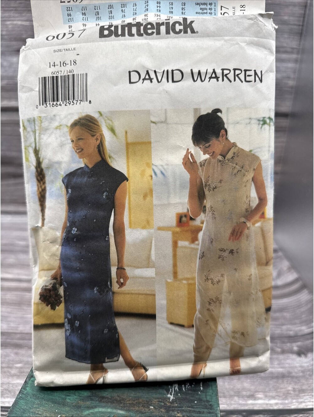 Butterick Pattern 6057 Misses' Dress Slip & Pants Sewing Craft Project 14-18 FF